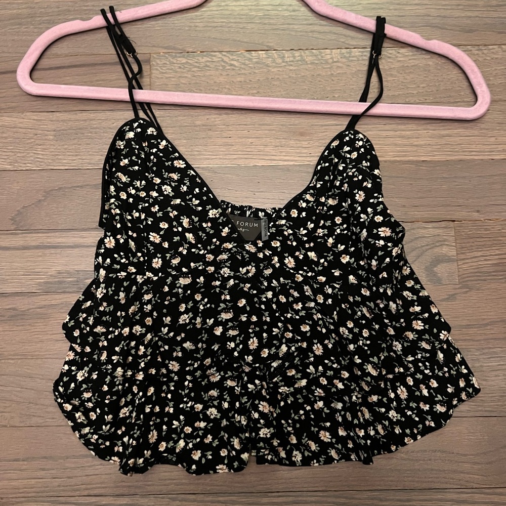 floral tank top